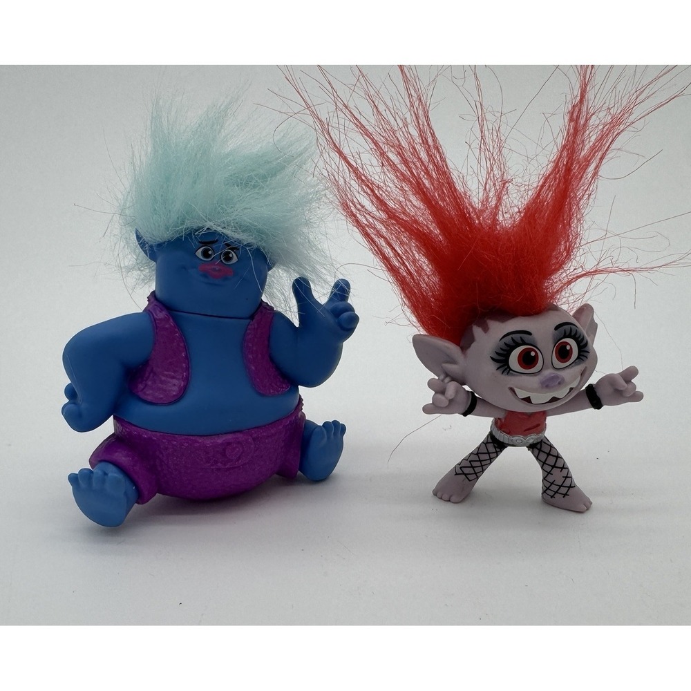 Hasbro DreamWorks Trolls Biggie & Barb‎ Figures 2013 2019 Lot Movie